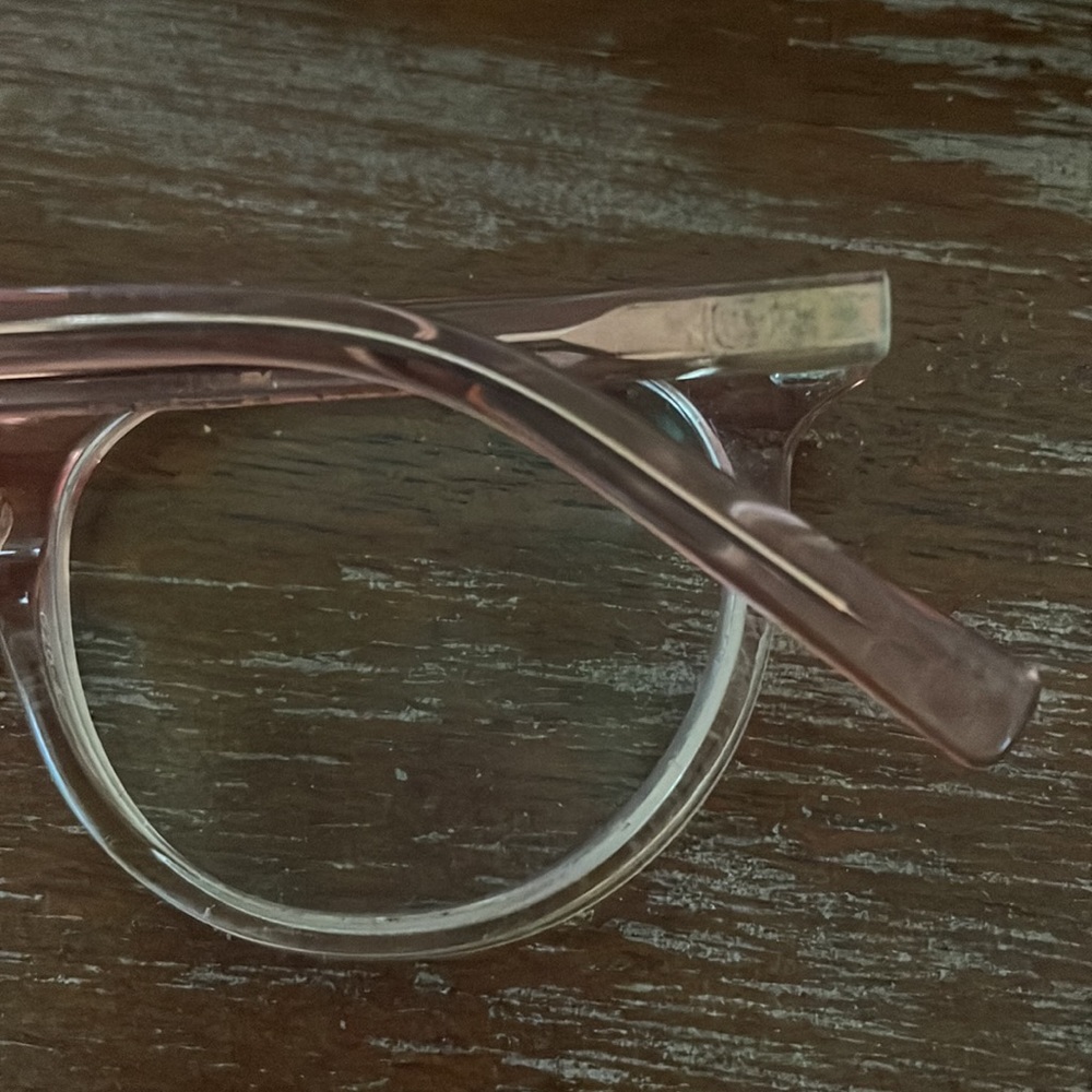 Warby Parker Sadie 625 clear pink eyeglasses - Picture 4 of 15